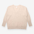 Jumper Taupe Pure Cashmere V-Neck Relaxed Fit