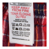 Pyjama bottoms red tartan