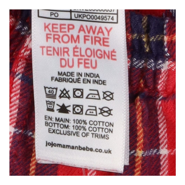 Pyjama bottoms red tartan