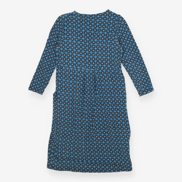 Blue geometric Maternity/Nursing top