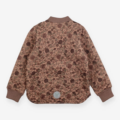 Jacket brown floral thermo