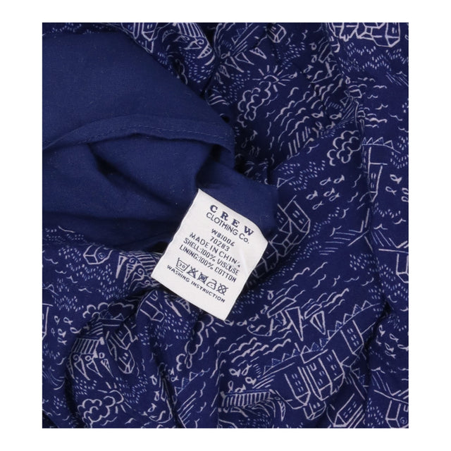 Skirt Navy Coastal Print Viscose
