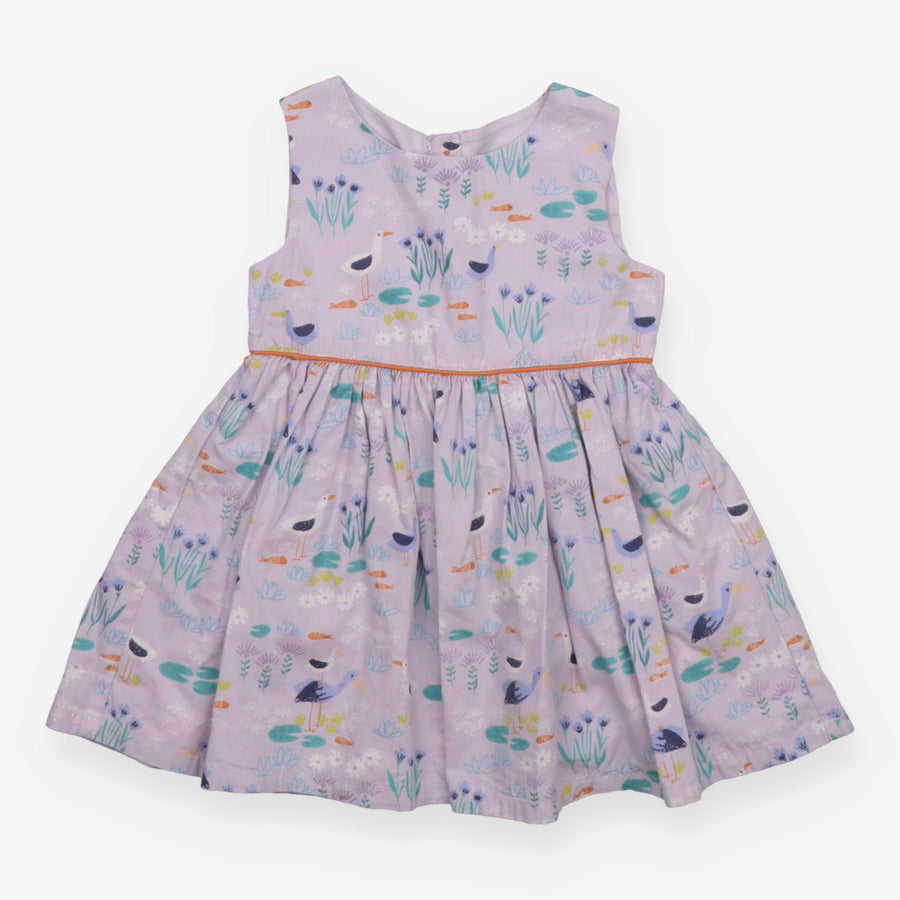 Purple Duck and Pond Dress