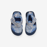 Blue Striped Beach Shoes