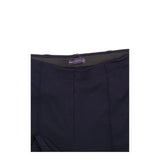 Pull On Trousers Navy Slim Leg Waistband