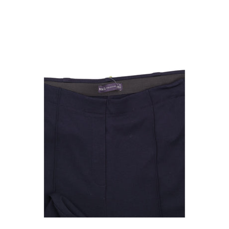 Pull On Trousers Navy Slim Leg Waistband