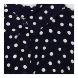 JoJo Maman Bébé Navy Polka Dot Collared Shirt Dres