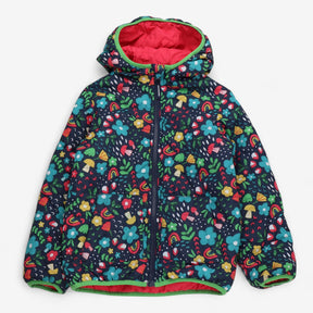 Toasty Trail Coat Floral Print Reversible