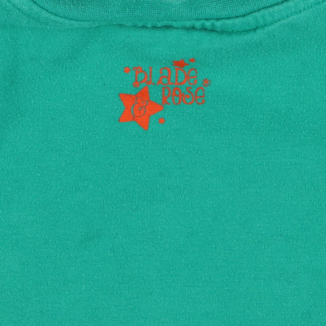 Long sleeve green t-shirt with grasshopper