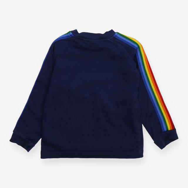 T-Shirt Long Sleeve Navy Little Rocket Rainbow Str