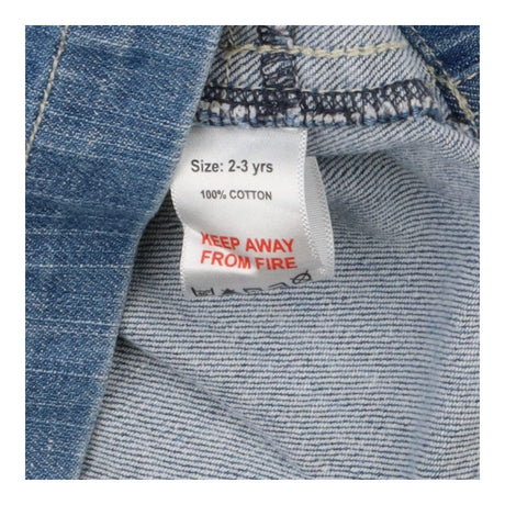 Denim skirt with pockets