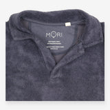 Tee navy blue towelling SS