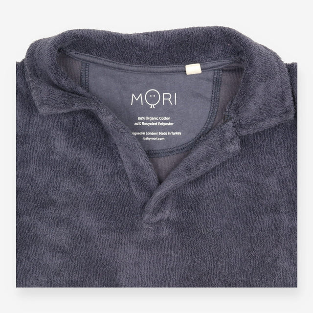 Tee navy blue towelling SS