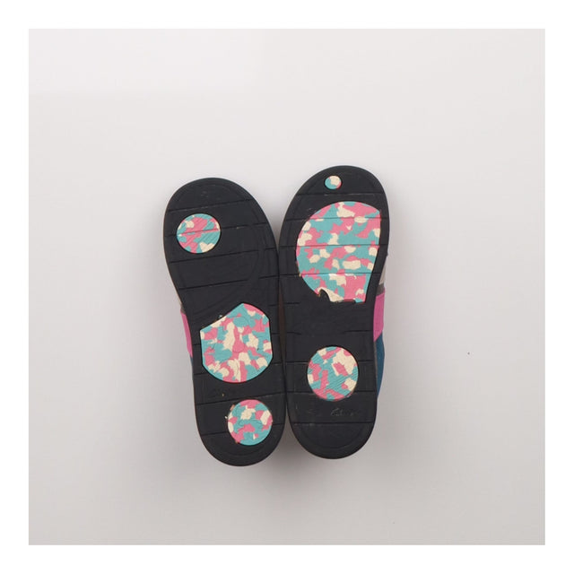 Trainers Navy and Pink Velcro Strap