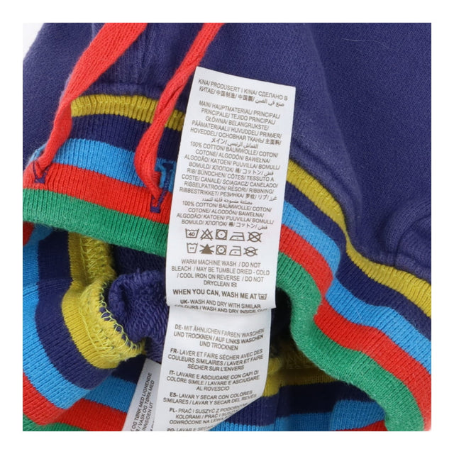 Joggers blue coloured stripe waist cuffs