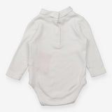 Bodysuit Long Sleeve Turtle Neck White