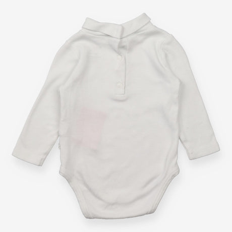 Bodysuit Long Sleeve Turtle Neck White