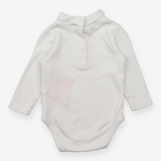 Bodysuit Long Sleeve Turtle Neck White