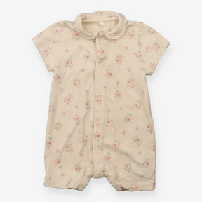 Shortie romper floral cream