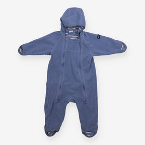 Baby Blue Pramsuit Striped Lining