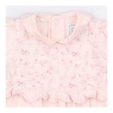 Pink and Floral Sleepsuit