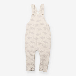 Alana Jersey Dungarees Cream with Grey Sharks