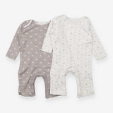 Sleepsuit stars and elephants 2pk