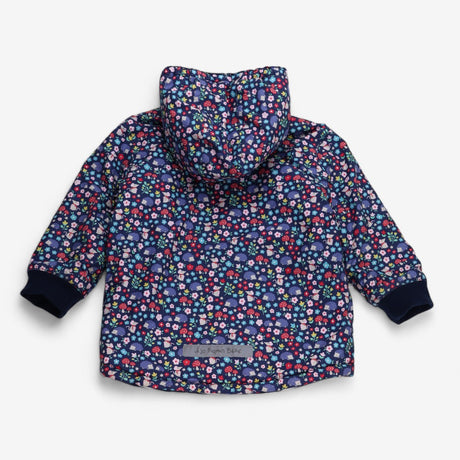 Blue Striped Navy with Mice and Hedgehogs Coat