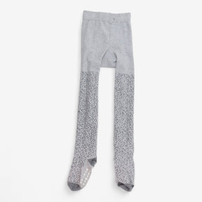 Tights Grey Leopard Print