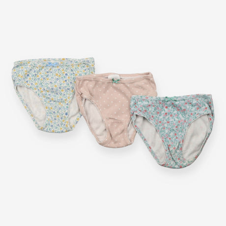 Floral and Polka Dot Briefs 3 Pack 