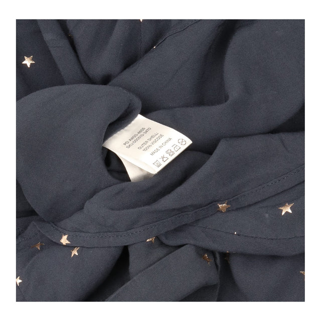 Shirt Dress Navy with Gold Star Print