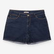 Camaïeu Dark Indigo Blue Stretch Denim Shorts