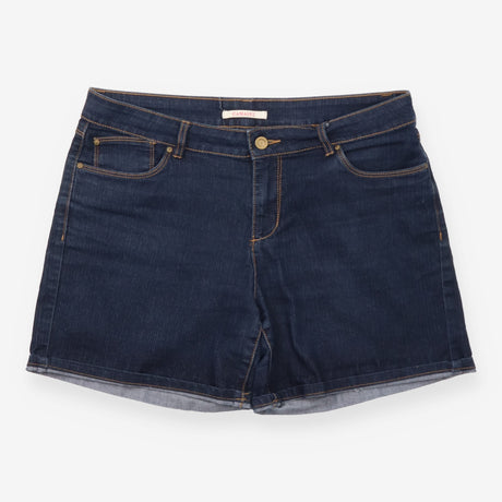 Camaïeu Dark Indigo Blue Stretch Denim Shorts