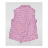 Pink carousel blouse