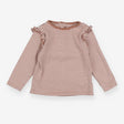 T-Shirt Long Sleeved Flutterby Brown Stripe