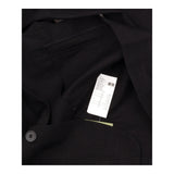 Blazer Single Breasted Linen Blend Black