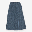 Whistles Blue Black Leopard Print Elasticated Midi