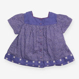 Blue Tunic with Flowers