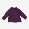 Roll neck top Plum