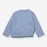 T-shirt Long Sleeve Blue Highland Cow and Friends
