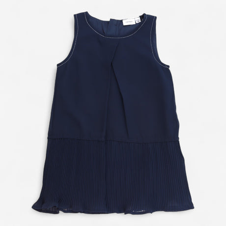 Dress chiffon with silver stitching