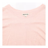 Top Long Sleeve Dropped Shoulder Slub Knit Blush P