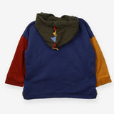 Colour-block Dinosaur Hoodie