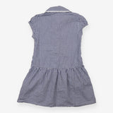 School summer dress 2pc blue check