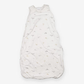 White sleeping bag mummy and baby animals