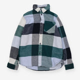 Shirt blue and green check