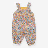 Cord Dungaree with Floral pattern 