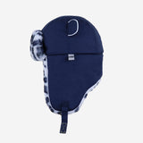 Arctic Cub Hat Navy Leopard