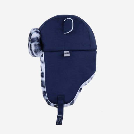 Arctic Cub Hat Navy Leopard