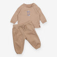 Outfit Brown Top and Joggers Mini Sports Club